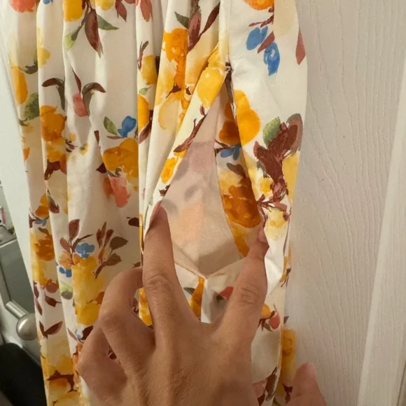 Abercrombie & Fitch Flutter Sleeve Midi Dress - Picture 10 of 12